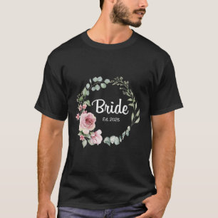 Bride Est. 2025 Bridal Wedding Matching Geschenke T-Shirt