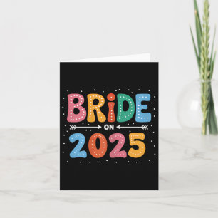 Bride Est 2025 Verheiratet Wedding Brautparty Bach Karte