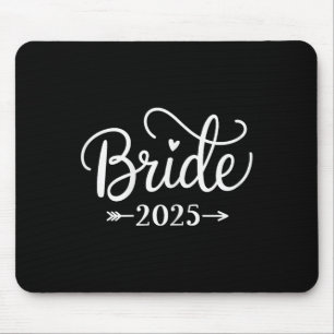 Bride Est 2025 Verheiratet Wedding Brautparty Bach Mousepad