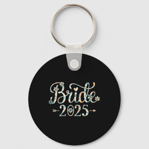 Bride Est 2025 Verheiratet Wedding Brautparty Bach Schlüsselanhänger