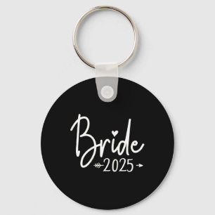 Bride Est 2025 Verheiratet Wedding Brautparty Bach Schlüsselanhänger