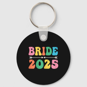 Bride Est 2025 Verheiratet Wedding Brautparty Bach Schlüsselanhänger