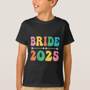 Bride Est 2025 Verheiratet Wedding Brautparty Bach T-Shirt