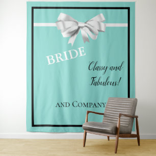 BRIDE Fabulous & Classy Foto Prop Dusche Party Wandteppich