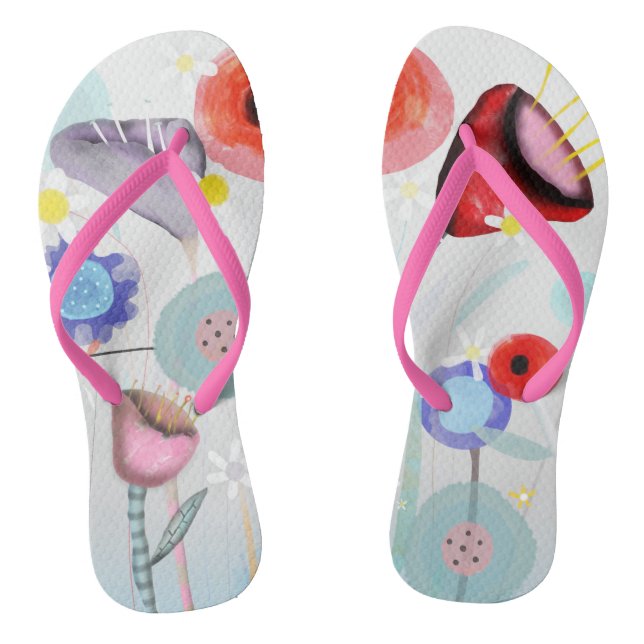 Bride Flip Flops (Fußbett)