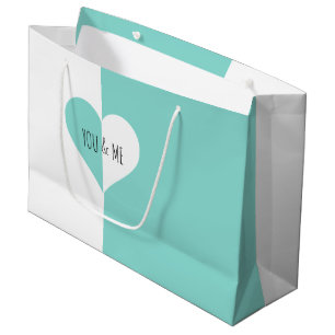 BRIDE Forever You & Me Wedding Suite Dusche Party Große Geschenktüte