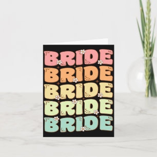 Bride Future Frau Brautparty Wedding Bachelorette Karte