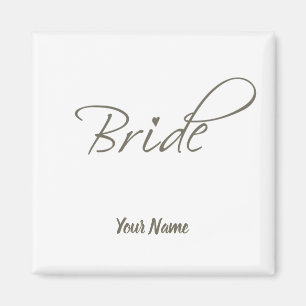 Bride Gift Bachelorette und Verlobung Stag Party Magnet