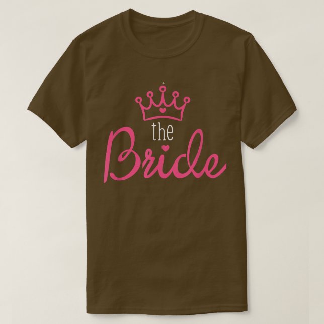 Bride Groom Shirts Matching Couple Funny Wedding S (Design vorne)