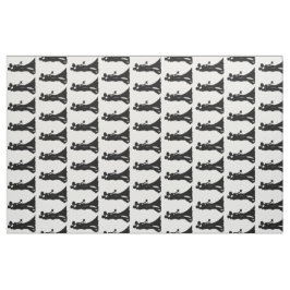 Bride Groom Silhouette Wedding Fabric Stoff