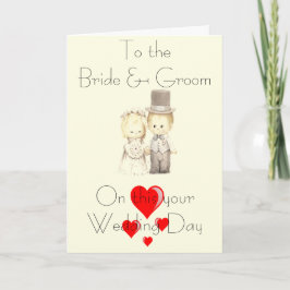 BRIDE & GROOM WEDD CARD KARTE