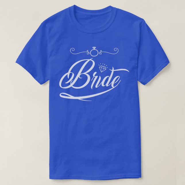 Bride Groom Wedding Junggeselinnen-Abschied Ehefra T-Shirt (Design vorne)