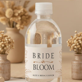Bride in Bloom Tan Brown Bridal Shower