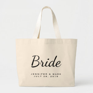 Bride Jumbo Stoffbeutel