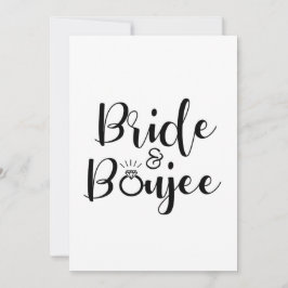 Bride Junggeselinnen-Abschied Einladung