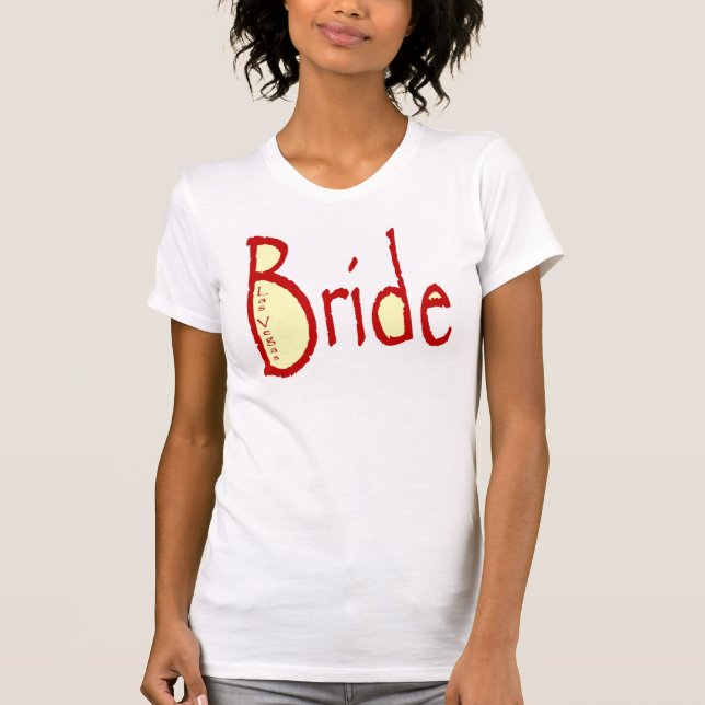 Bride Las Vegas Ladys Lässig Tank Top (Vorderseite)