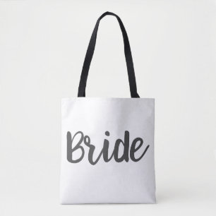 Bride Monogram Custom Wedding Tote Bag Tasche