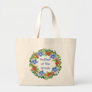 Bride Mother Groom Flower Girl Jumbo Stoffbeutel