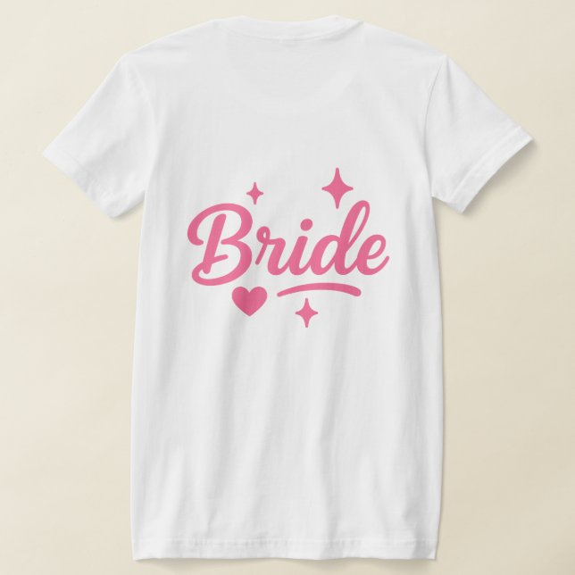 Bride Neon Pink T-Shirt (AblageHinten)