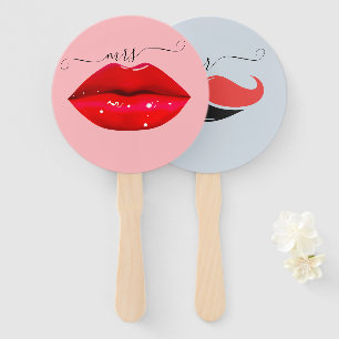 Bride oder Groom Mr. Wedding Game Hand Fan Fächer