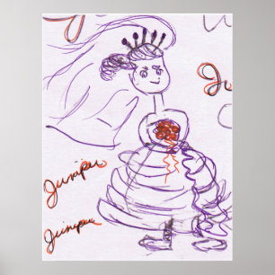 Bride Original Sketch Poster