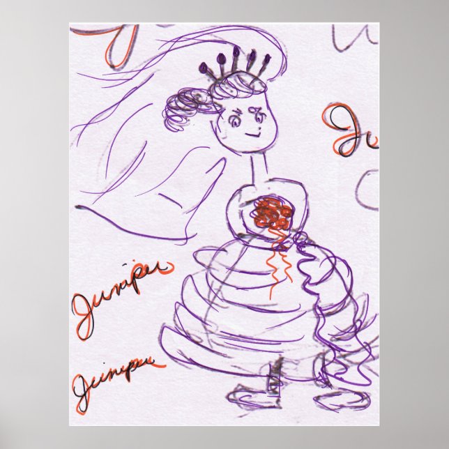 Bride Original Sketch Poster (Vorne)