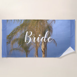 Bride Palm Trees Strandtuch
