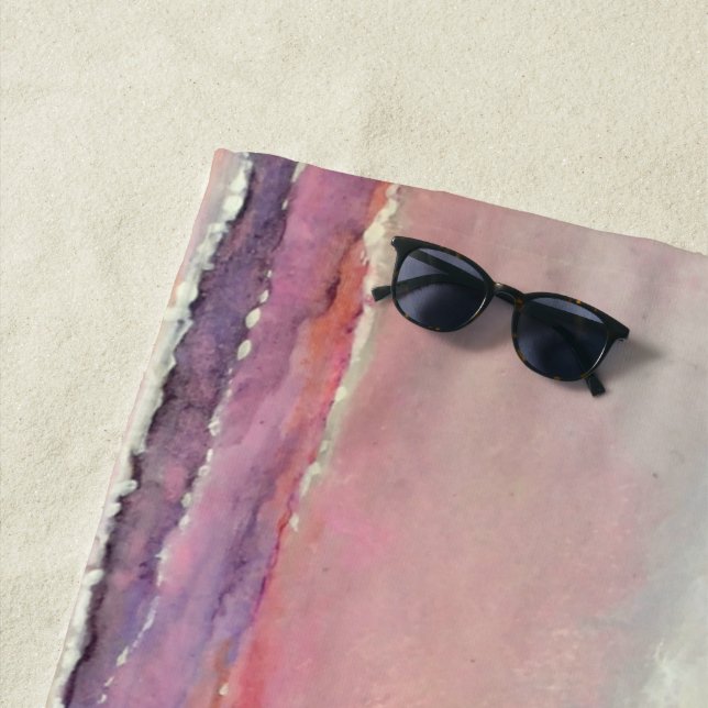 Bride Pastel Beach Sunset | Strandtuch (Beispiel)