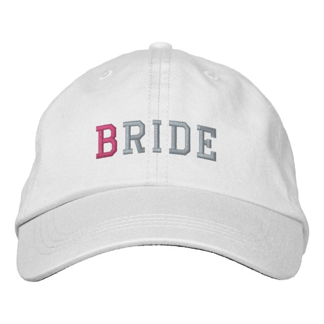 Bride Pastel Broderie White Baseball Casquette / C (Devant)