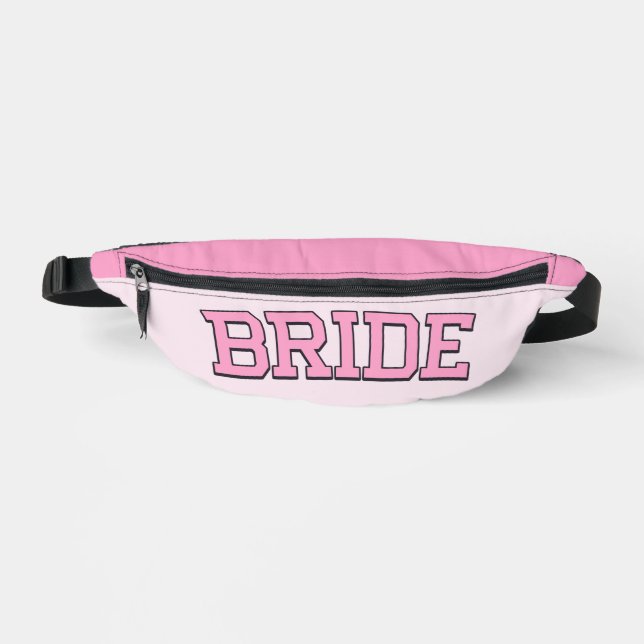 BRIDE - Pink College Police Bachelorette Fanny Pac (Recto)
