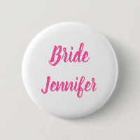 Bride Pink Eleganter Chic Individuelle Name Gesche