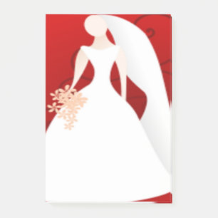BRIDE POST-IT KLEBEZETTEL