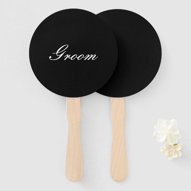 BRIDE SIGN, BRAUTPARTY FÄCHER (Vorne und Hinten)