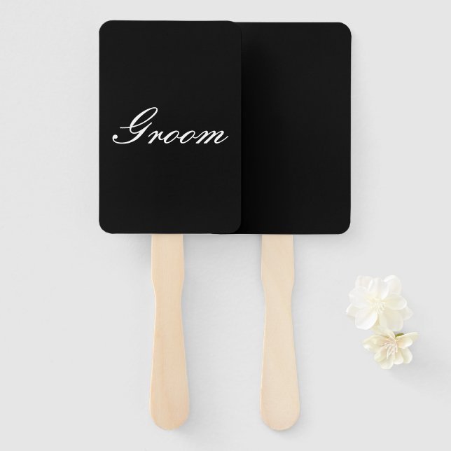BRIDE SIGN, BRAUTPARTY FÄCHER (Vorne und Hinten)