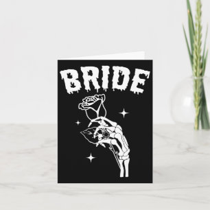 Bride Skeleton Hand Wedween Paare Matc Karte