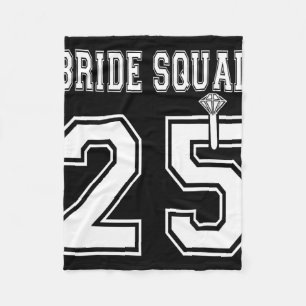 Bride Squad 2025 Brautparty Bachelorette Team Gr Fleecedecke