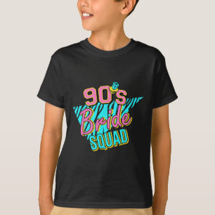 Bride Squad Bridesmaid Retro Matching Bachelor der T-Shirt