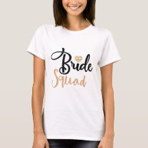 Bride Squad Bridesmaier Brautparty Shirts