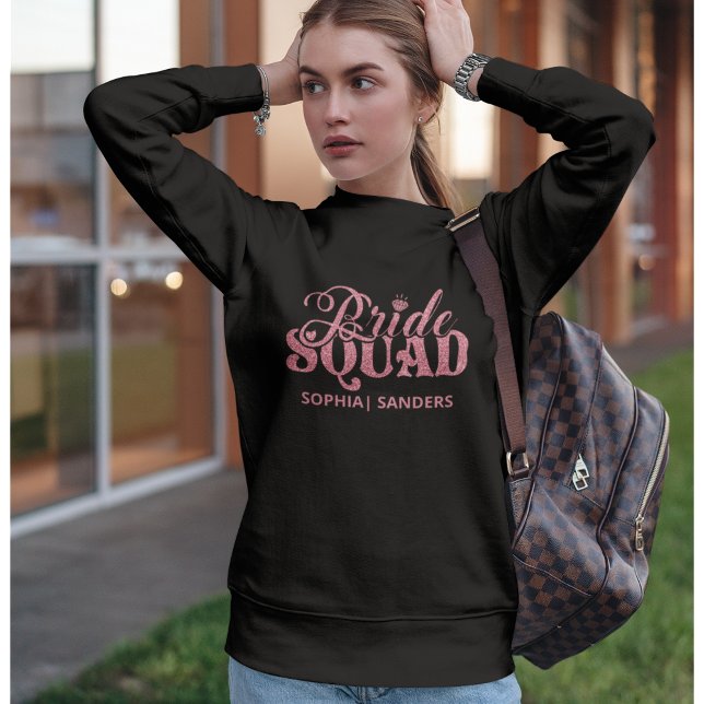 Bride Squad Bright Pink Sweatshirt (Von Creator hochgeladen)