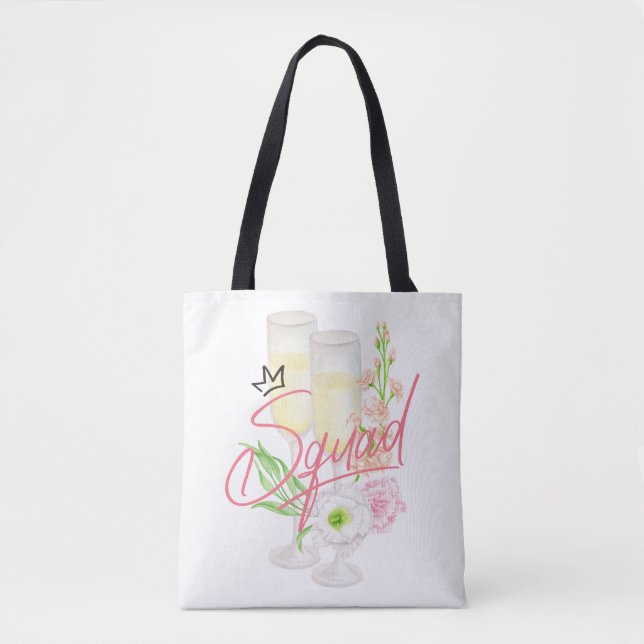 Bride Squad cus Tasche (Vorderseite)