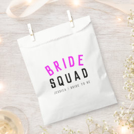 Bride Squad | Hot Pink Bachelorette Bridesmaid Geschenktütchen