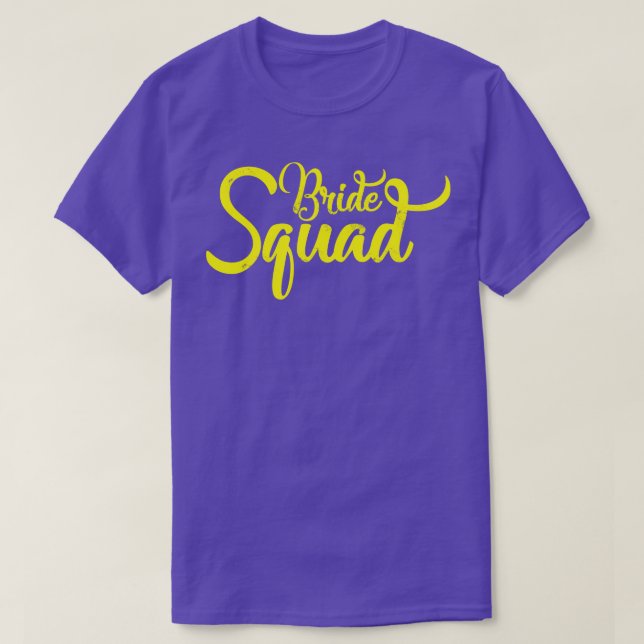 Bride Squad Niedlich Bachelorette Wedding Group Pa T-Shirt (Design vorne)