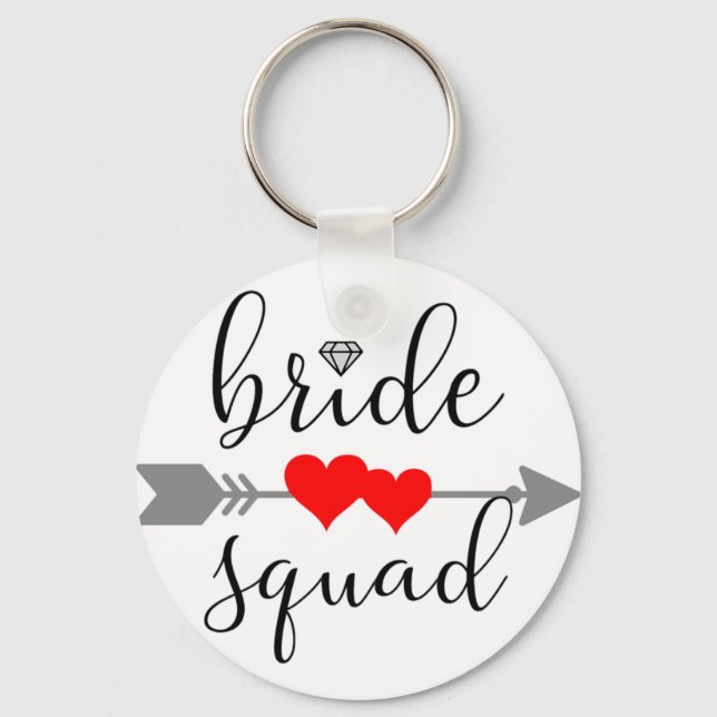 Bride Squad Schlüsselanhänger (Vorderseite)