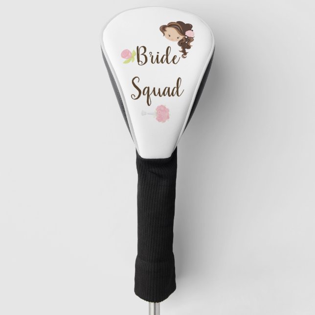 Bride Squad Sporty Golf Headcover (Vorderseite)