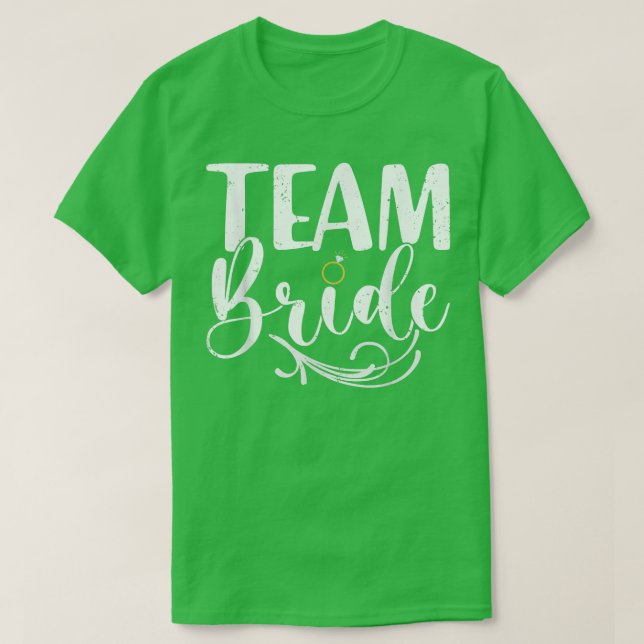 Bride Squad Team Bride Junggeselinnen-Abschied Bri T-Shirt (Design vorne)