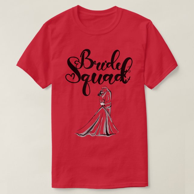Bride Squad Tees Wedding Anniversary Bride  (Design vorne)