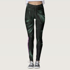 Bride Squad | Tropische Palmen Bachelorette Bridal Leggings