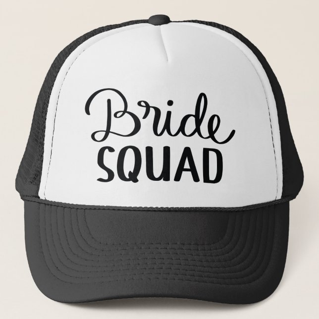 Bride Squad Truckerkappe (Vorderseite)