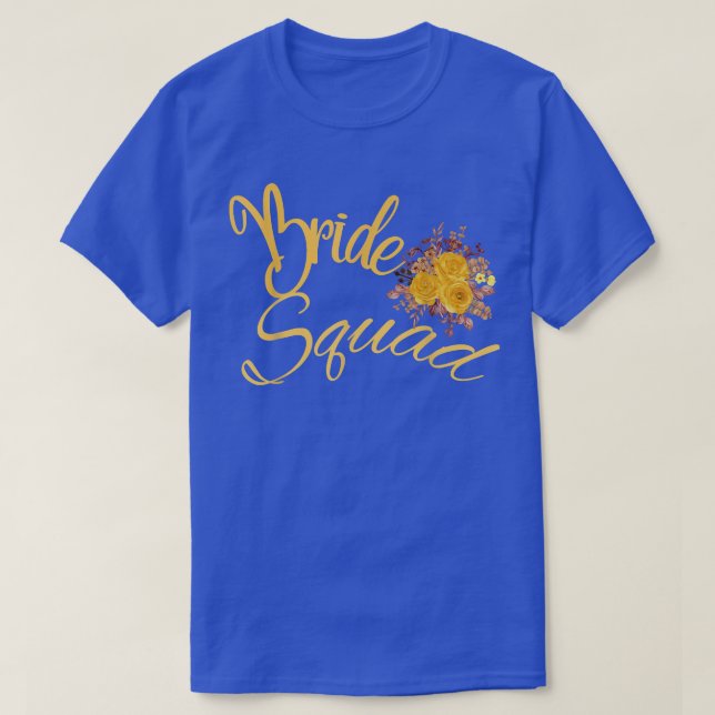 Bride Squad Wedding Party Team Matching T-Shirt (Design vorne)