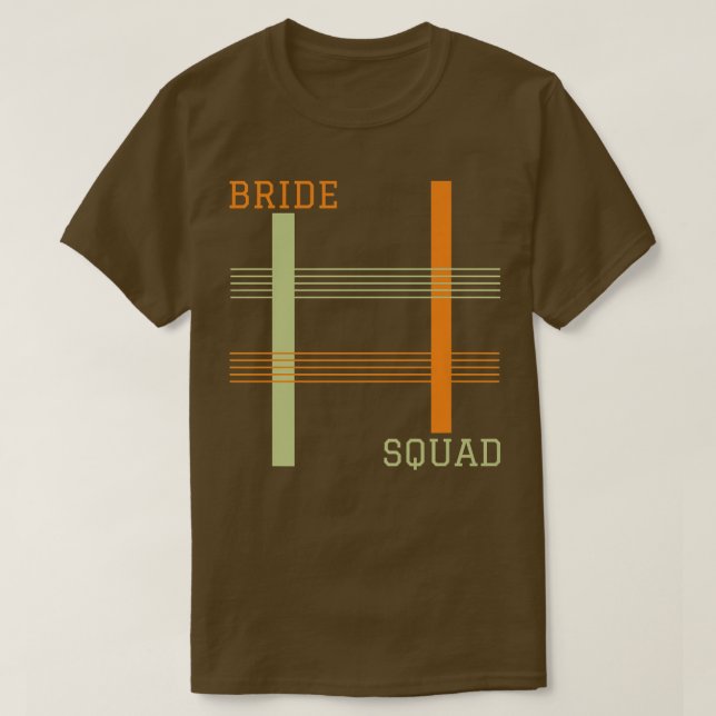 Bride Squad Wedding T-Shirt (Design vorne)